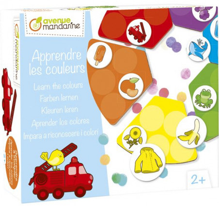 Jeu éducatif Apprendre les couleurs Avenue Mandarine